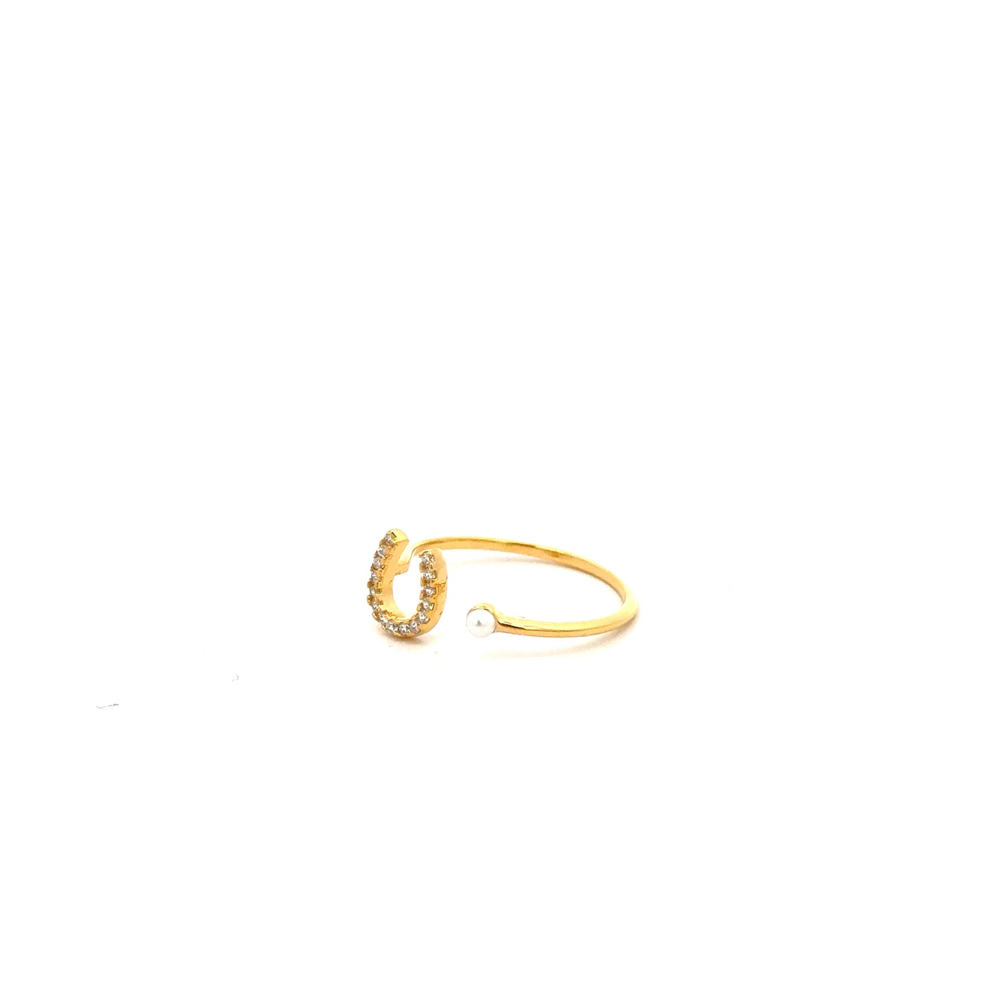 Fine Horse Shoe Ring In Gold