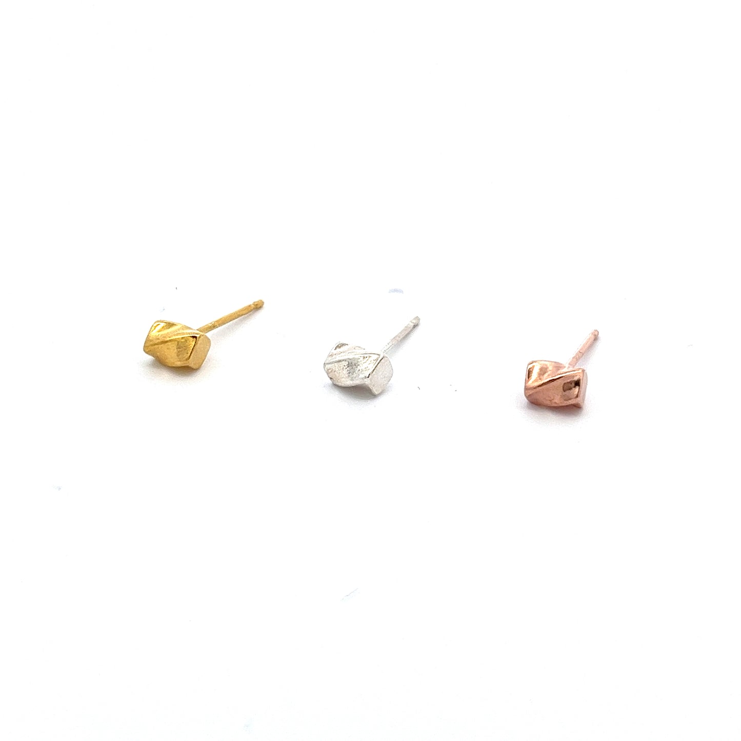 Churros Earrings in Rose Gold