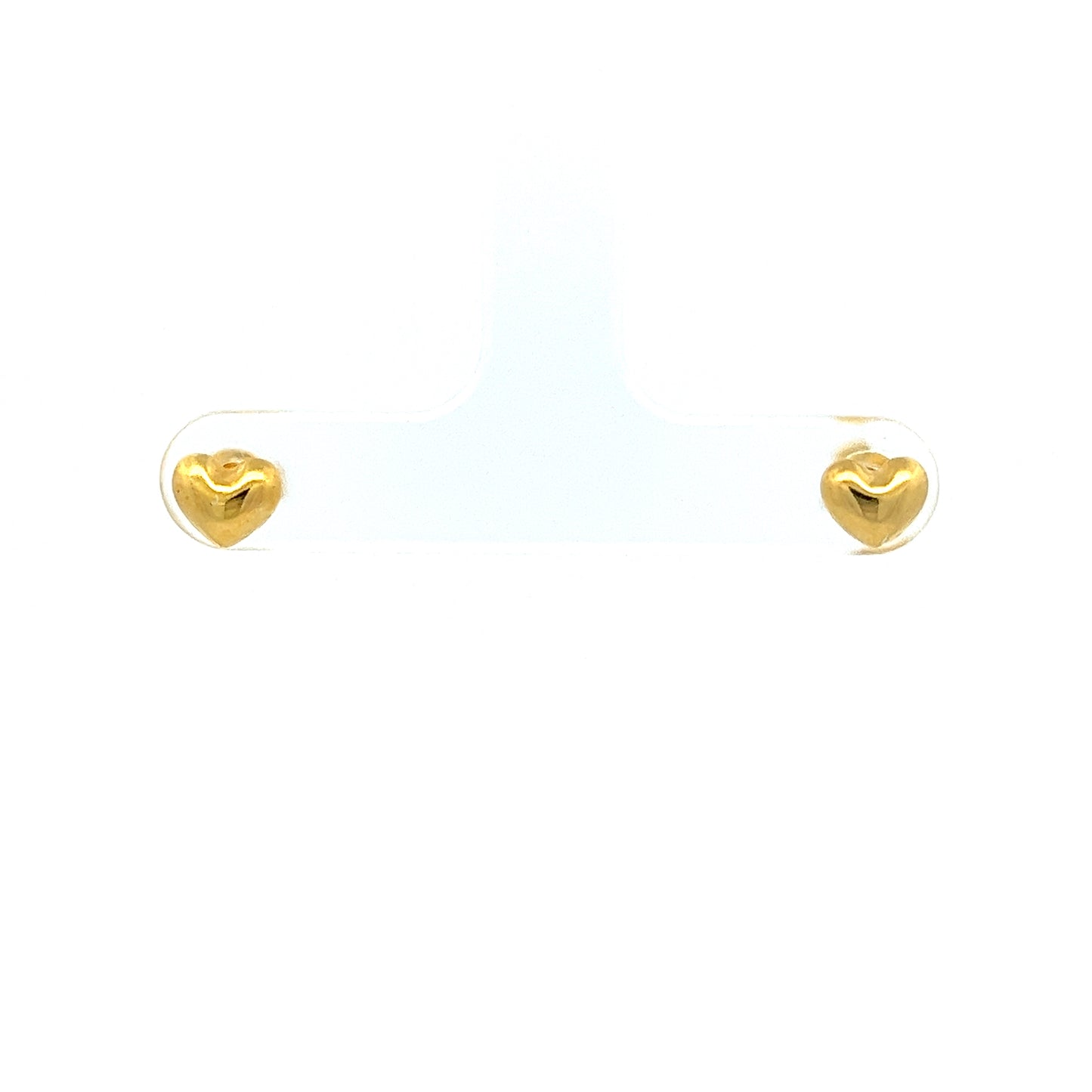 Big Heart Earrings in Gold