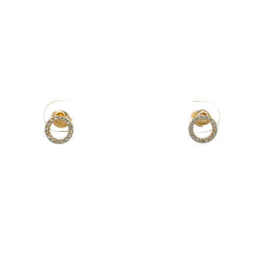 Big All Around The World Earrings in Gold