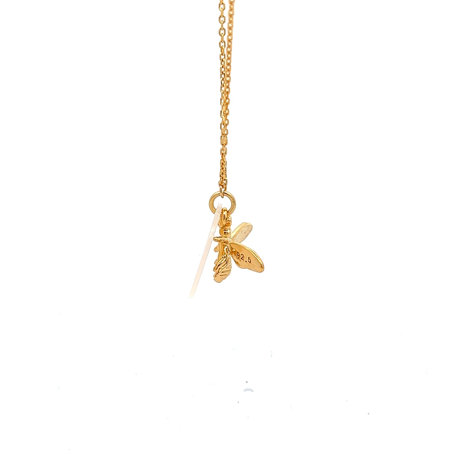 Bee X Pearl Necklace in Gold