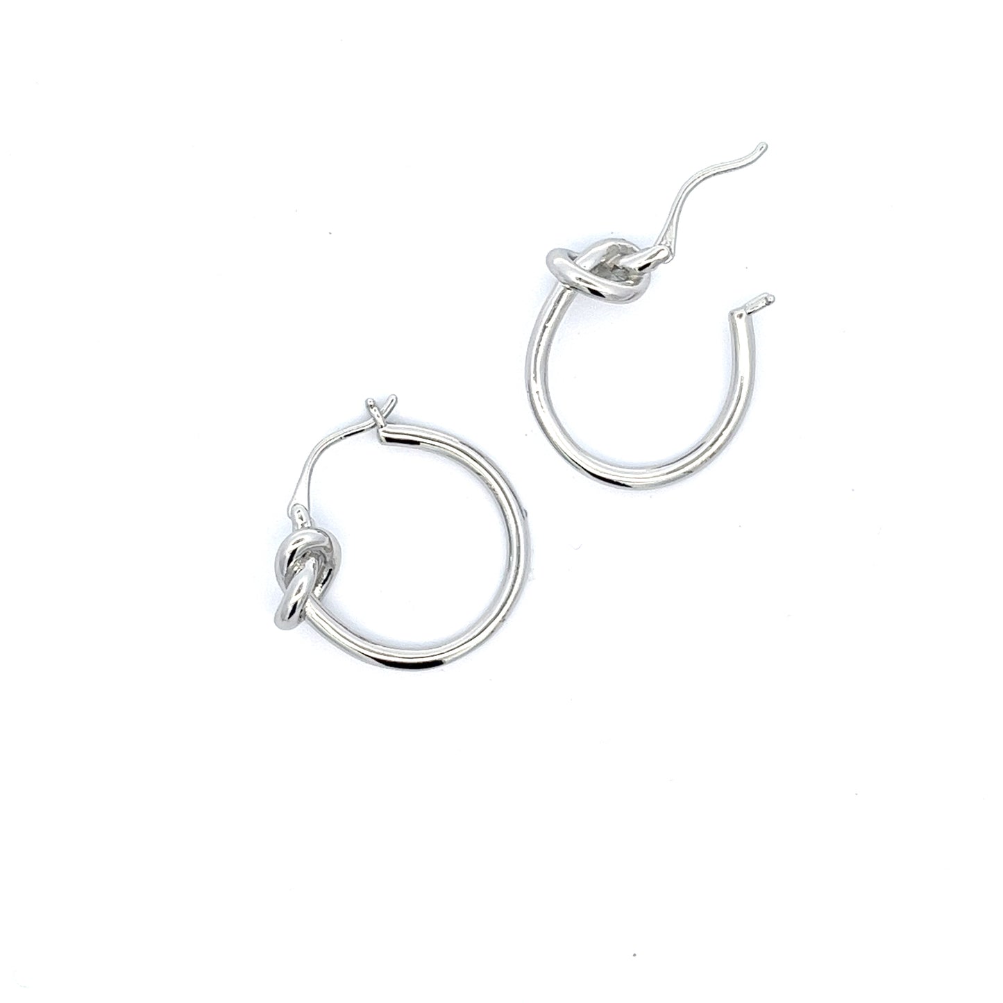 Knox Earrings in Silver