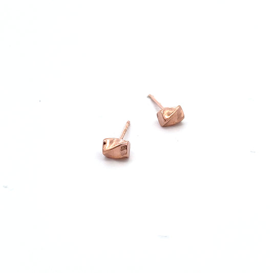 Churros Earrings in Rose Gold