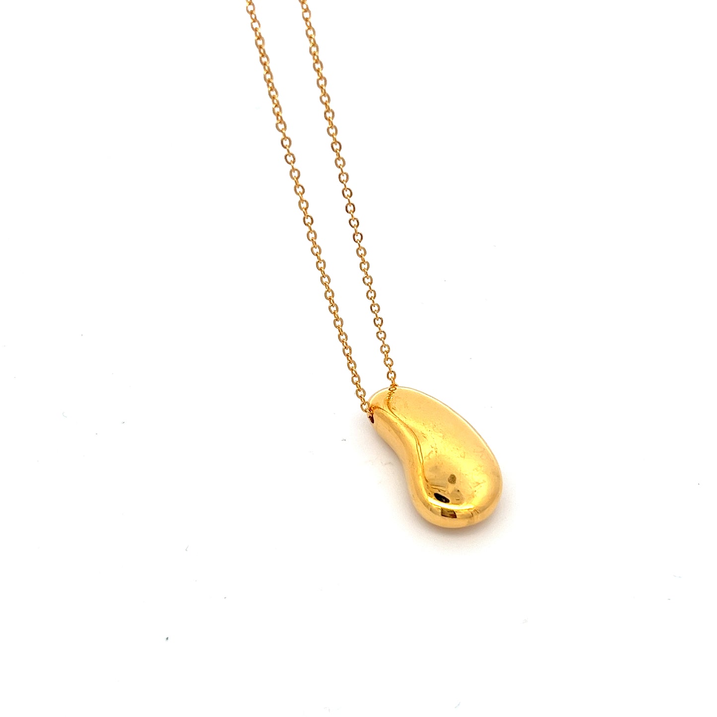 Bean Necklace in Gold