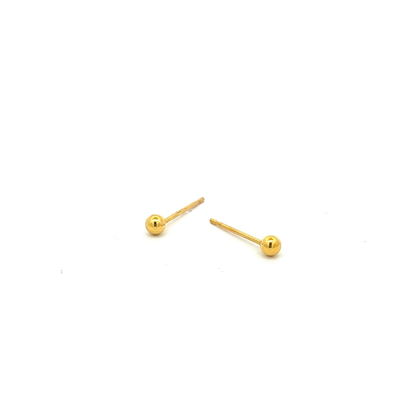BB Ball Earrings in Gold
