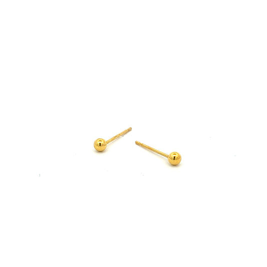 BB Ball Earrings in Gold