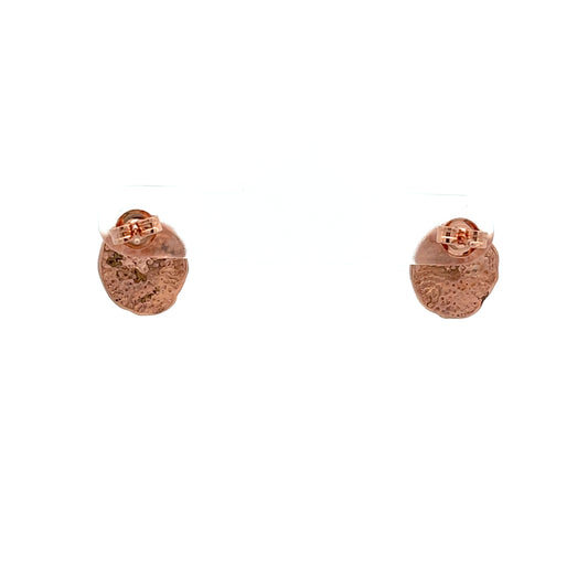 Nava Stud Earrings in Rose Gold