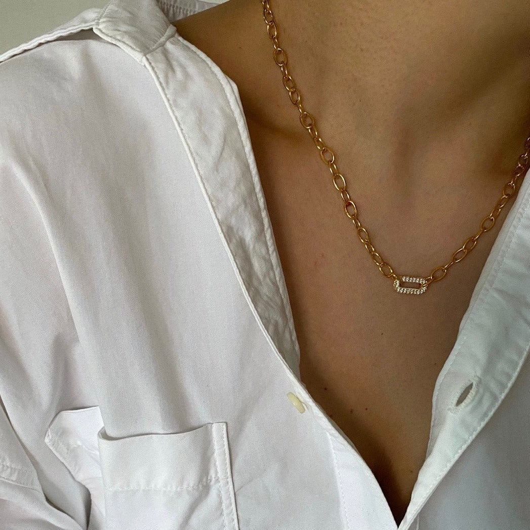 Corrine Necklace in Gold