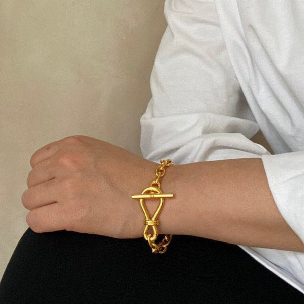 Kimberly Chaine Bracelet in Gold