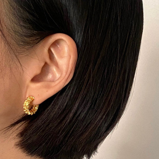 Electro Earrings in Gold