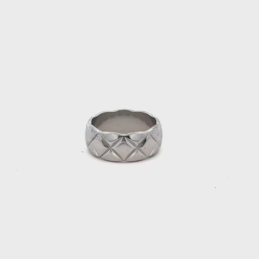 Em Grande Ring In Sliver