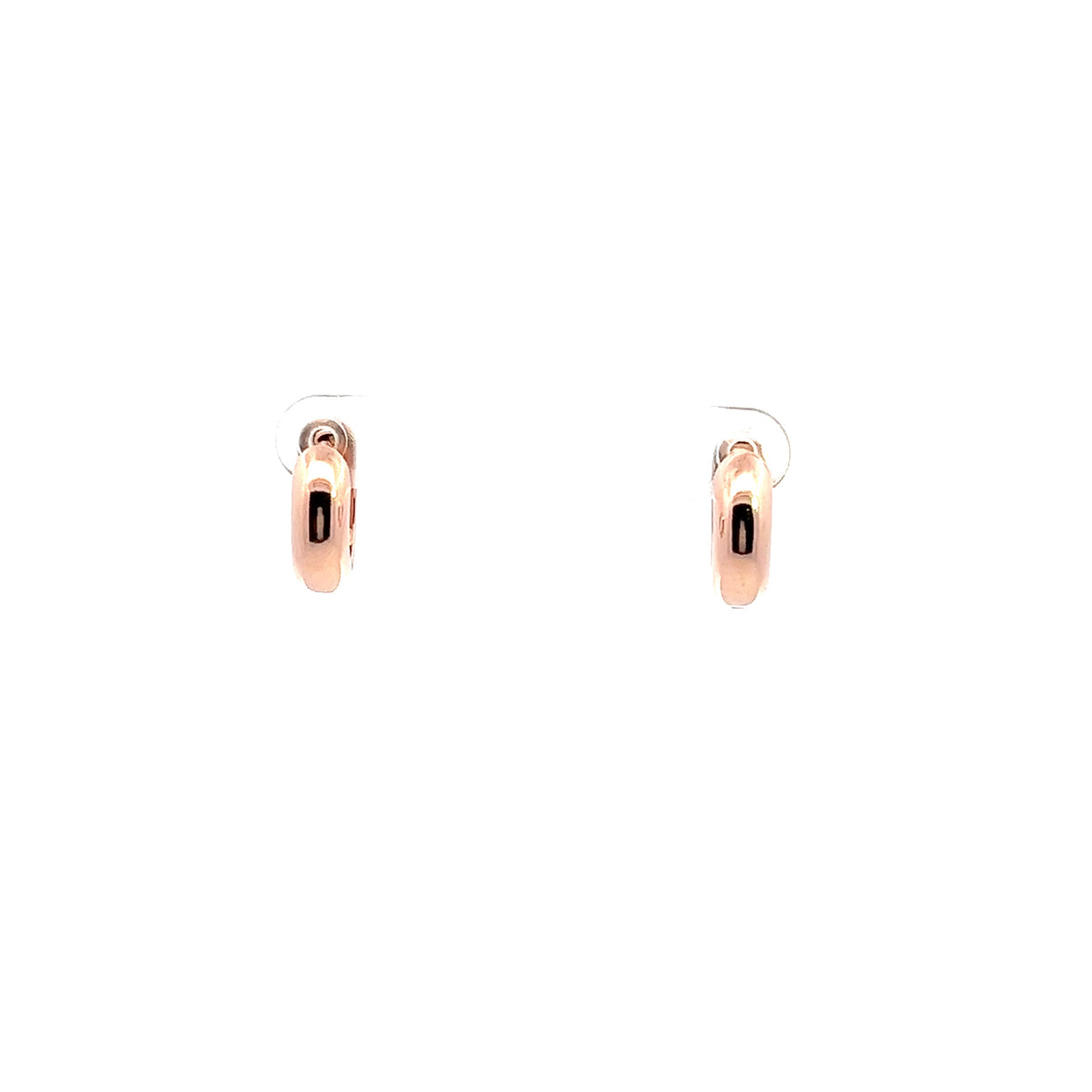 Grand Huggies Big Earrings In Rose Gold