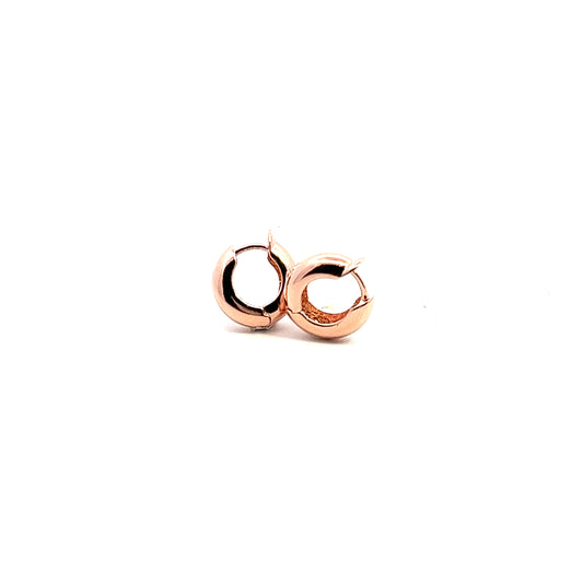 Grand Huggies Big Earrings In Rose Gold