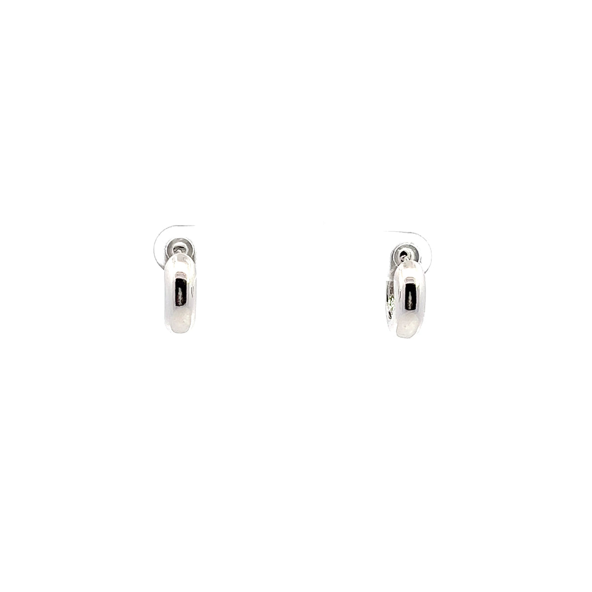 Grand Huggies Big Earrings In Sliver
