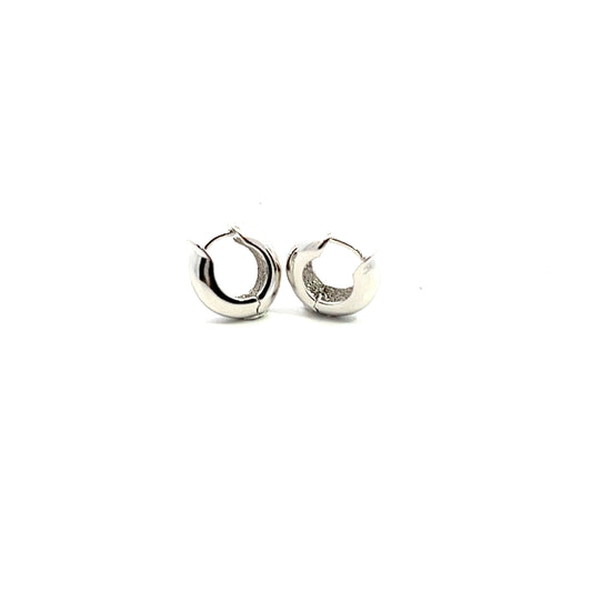 Grand Huggies Big Earrings In Sliver
