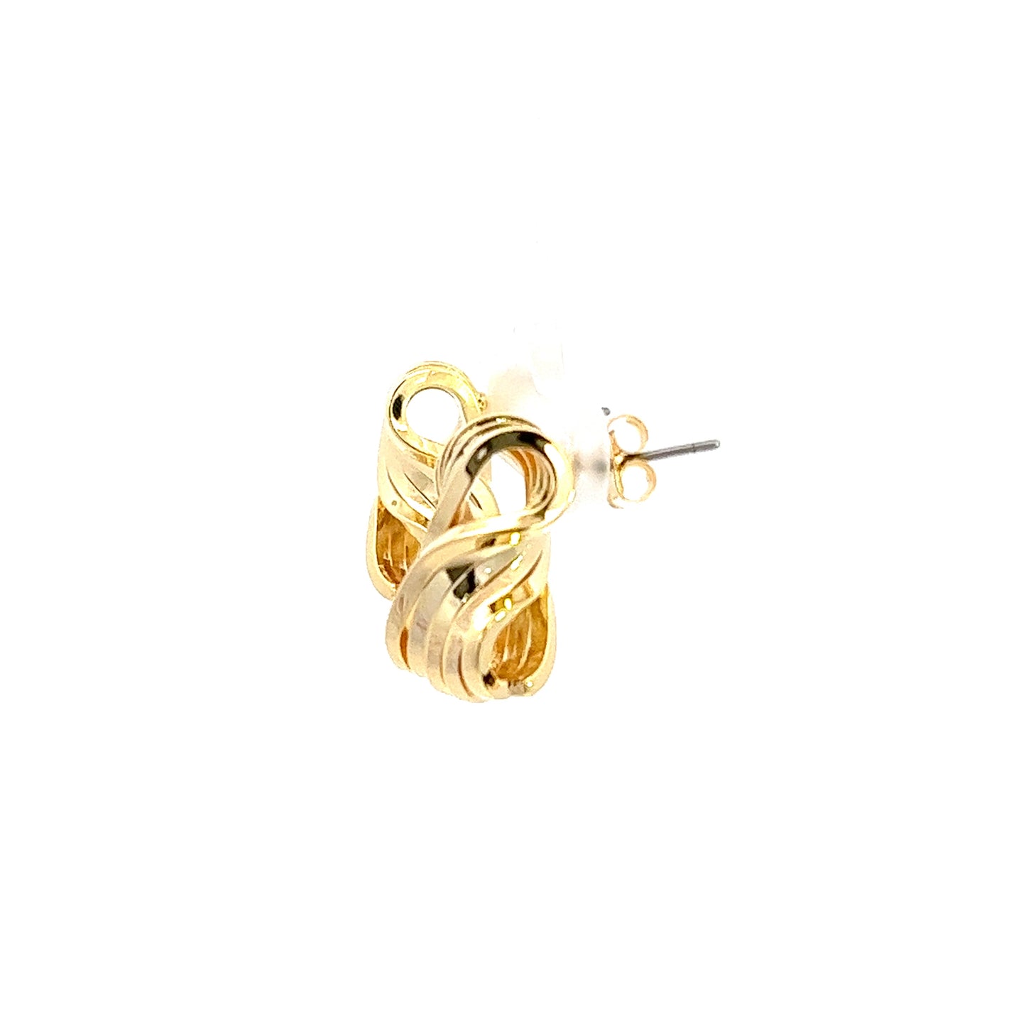 Twist & Turn Earrings In Gold