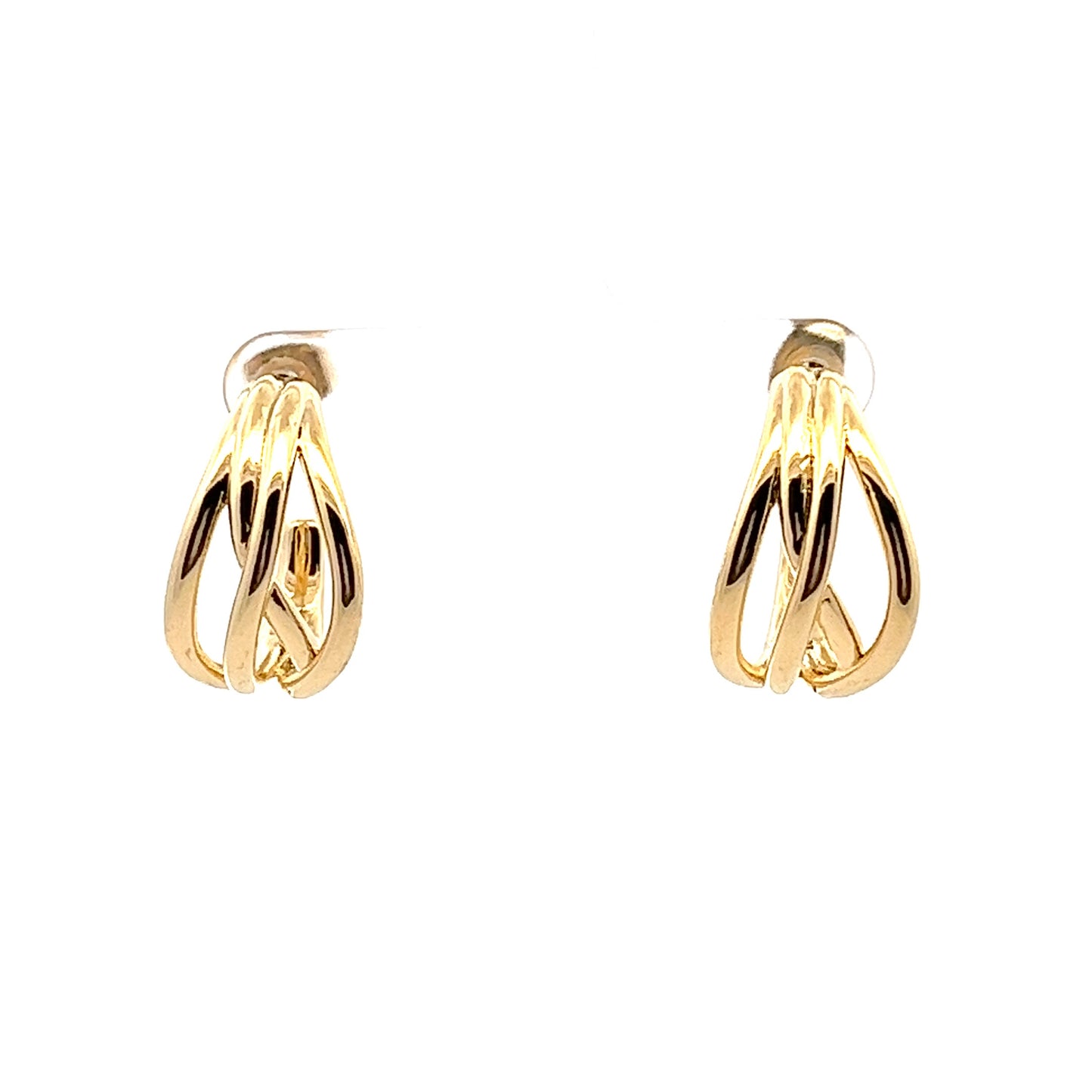 Trio Earrings In Gold