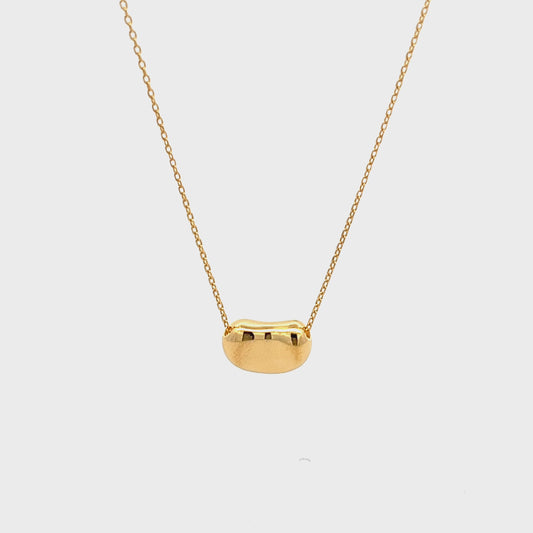 Peaberry Necklace in Gold