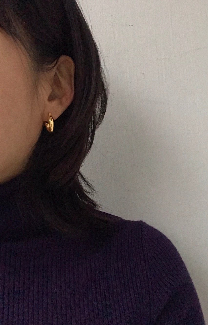 Maine Earrings in Gold