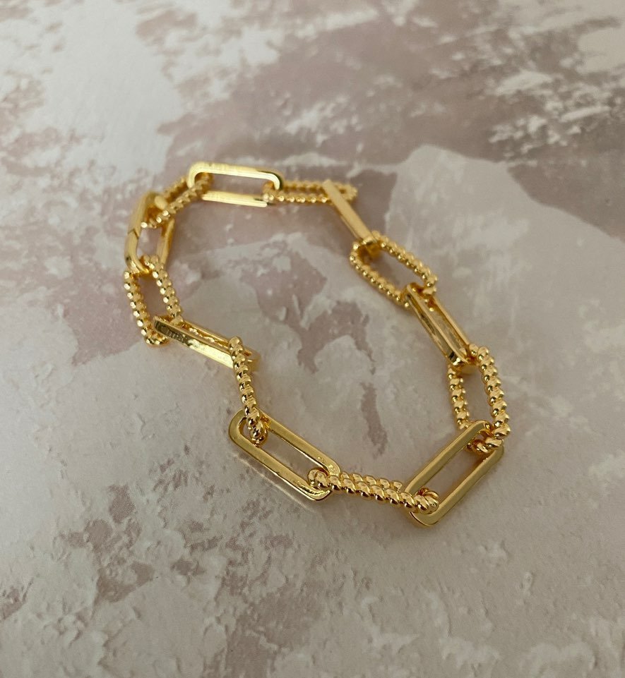 Charlotte Chaine Bracelet in Gold