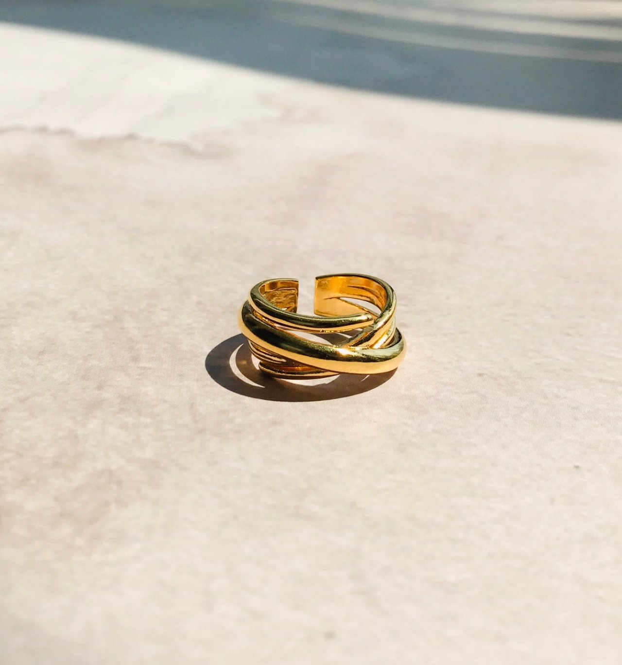 Trio Ring in Gold