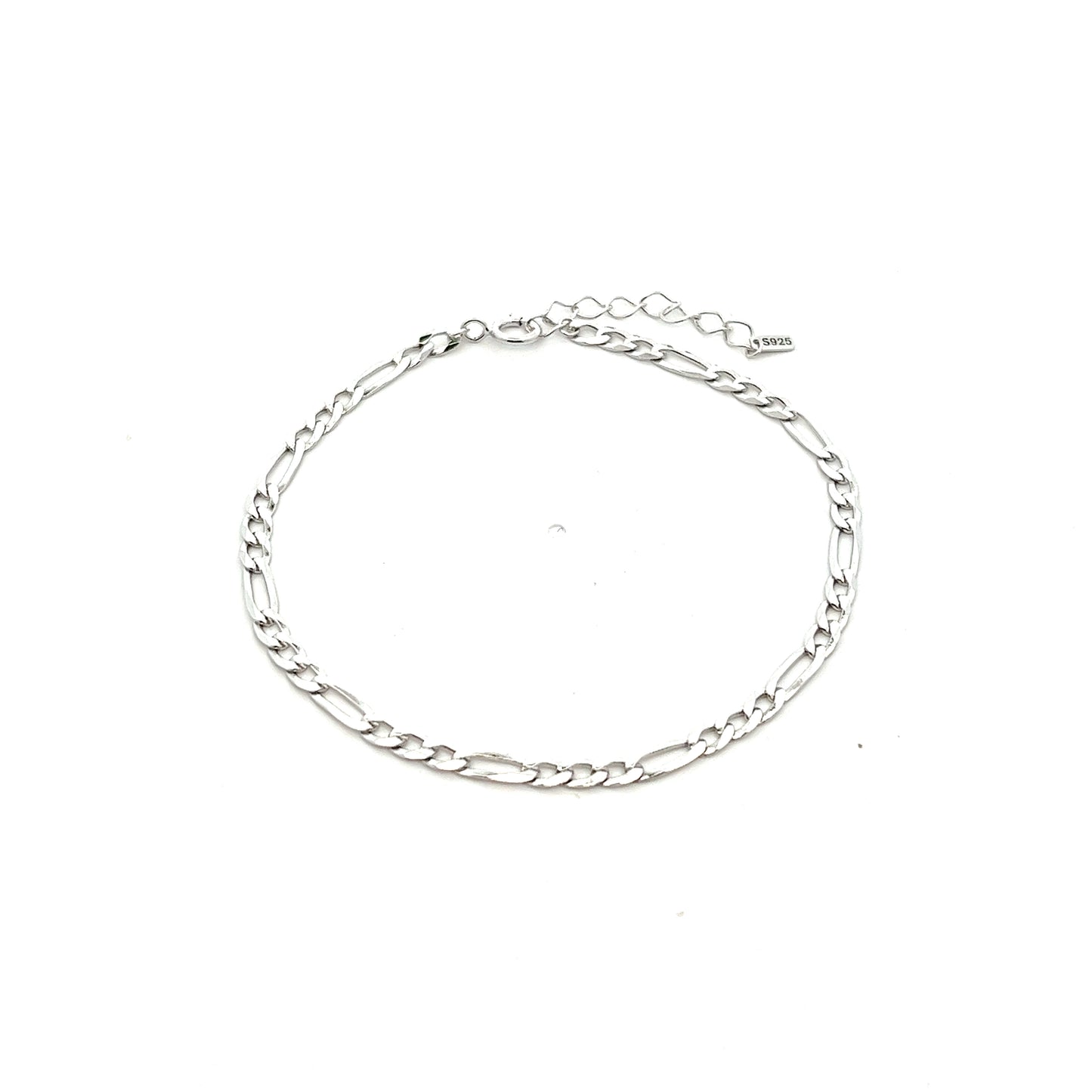 Cuban Link Bracelet In Sliver