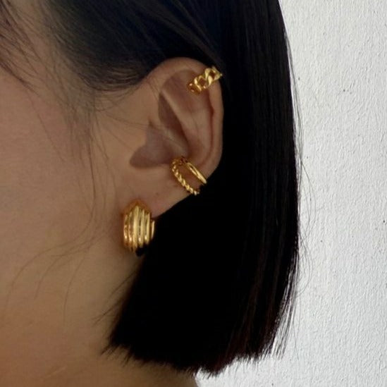 Kleo Earrings in Gold