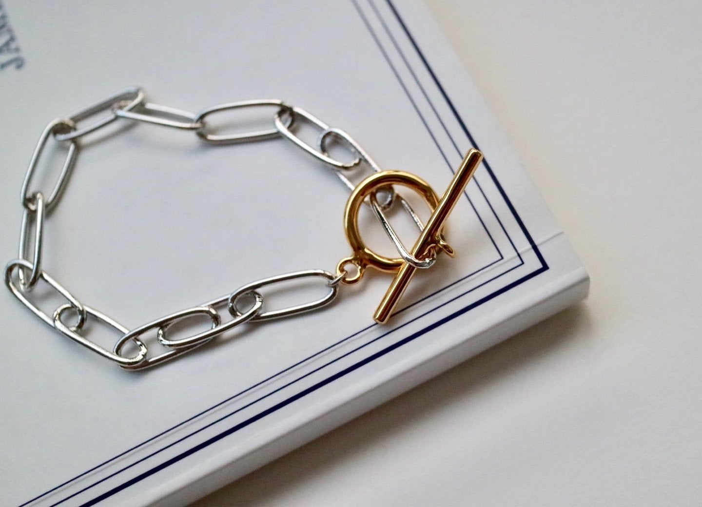 Simpli Bracelet with Silver Chain
