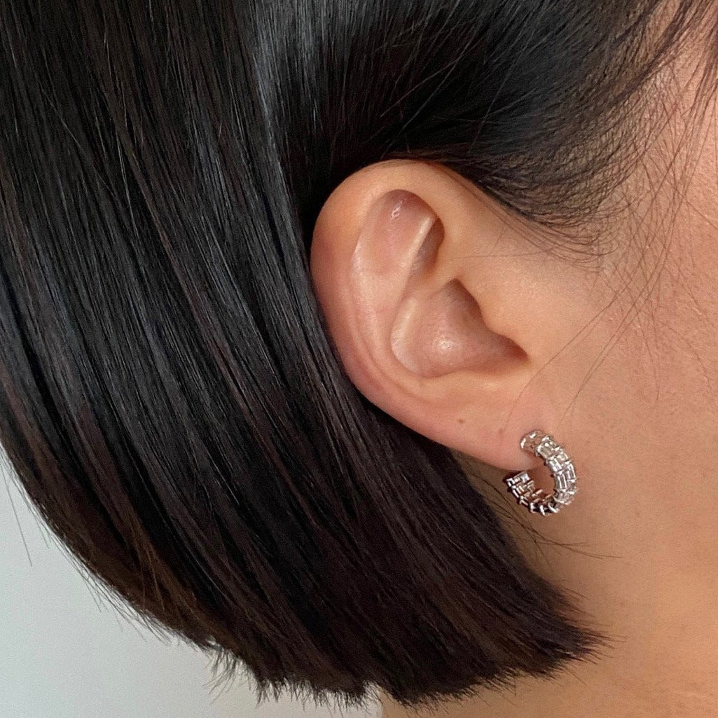 Electro Earrings in Silver