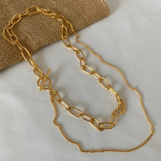 Barry Chaine Necklace in Gold
