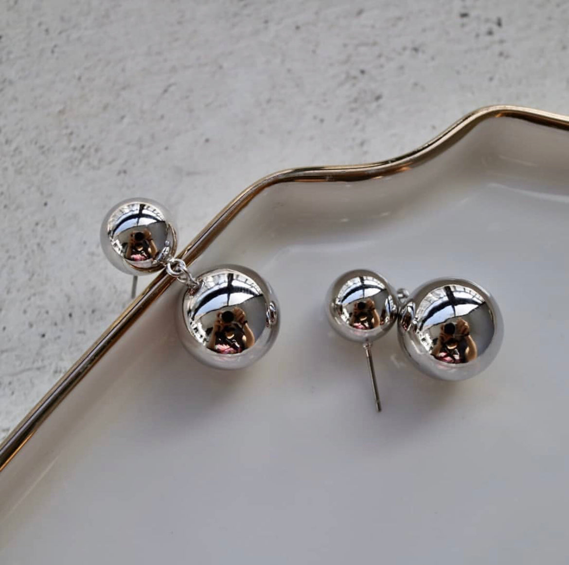Hudson Earrings in Silver