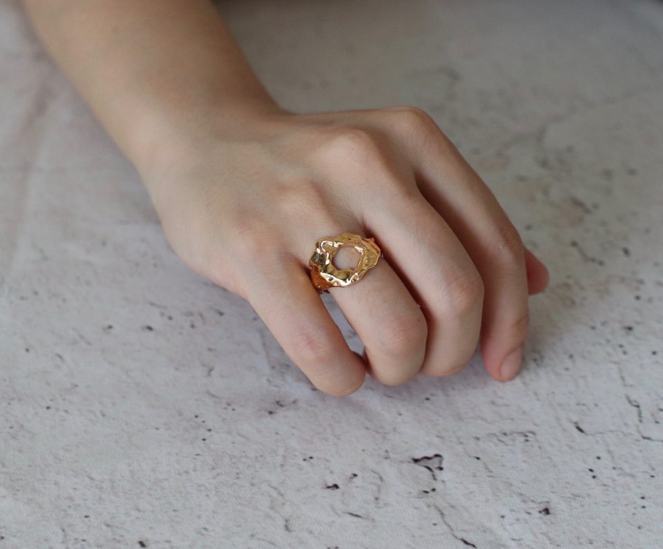 Tempo Ring in Gold