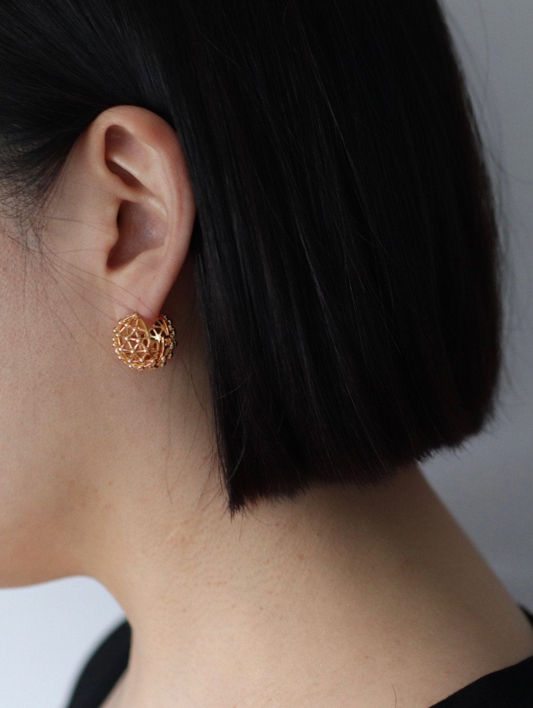 Clarke Earrings in Gold