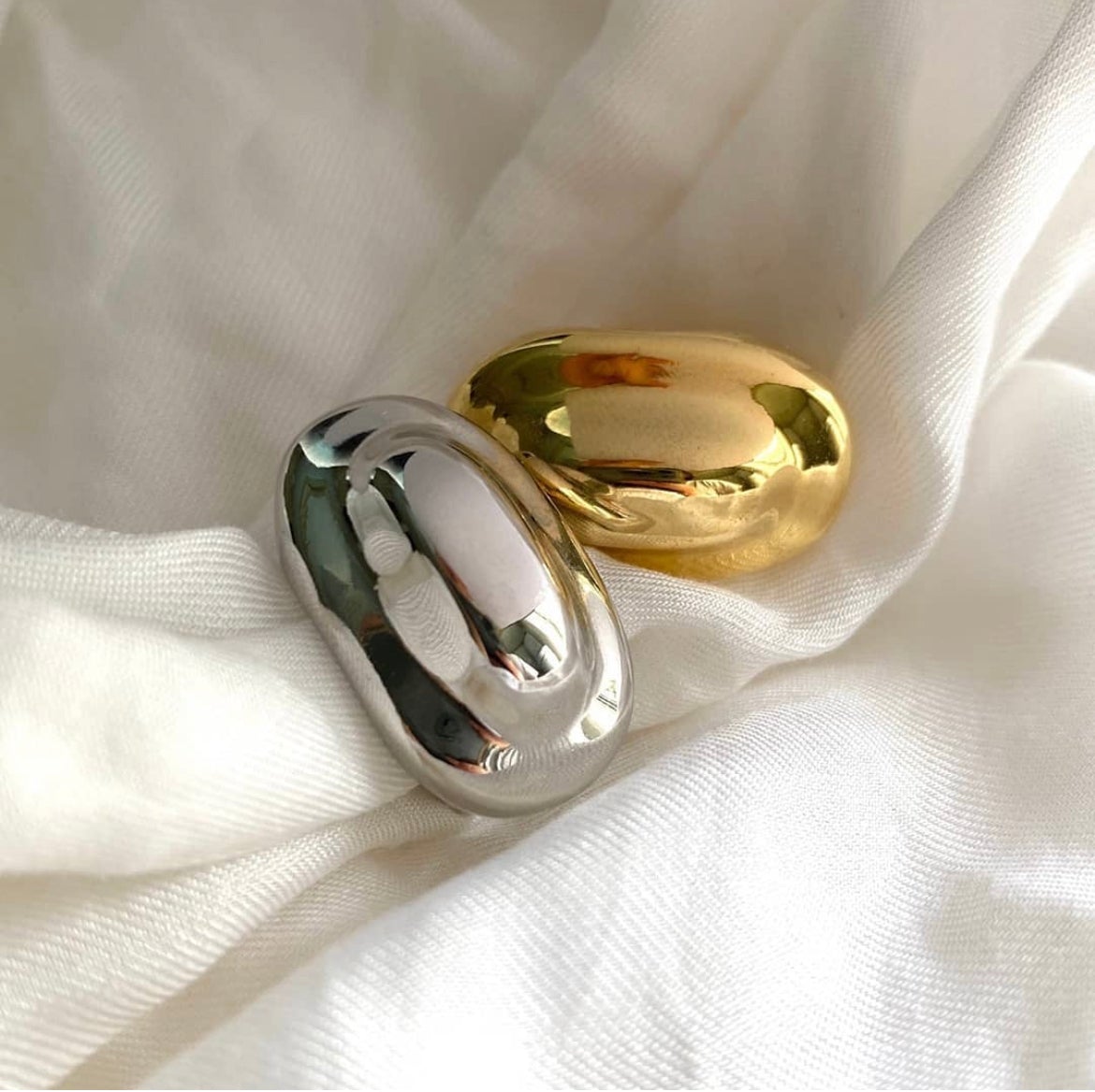 Ingot Ring in Silver