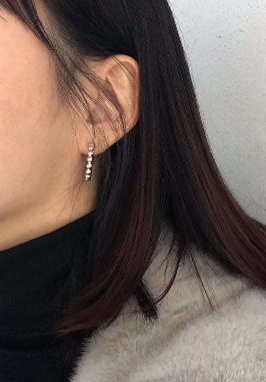 Cleef Loop Earrings in Silver