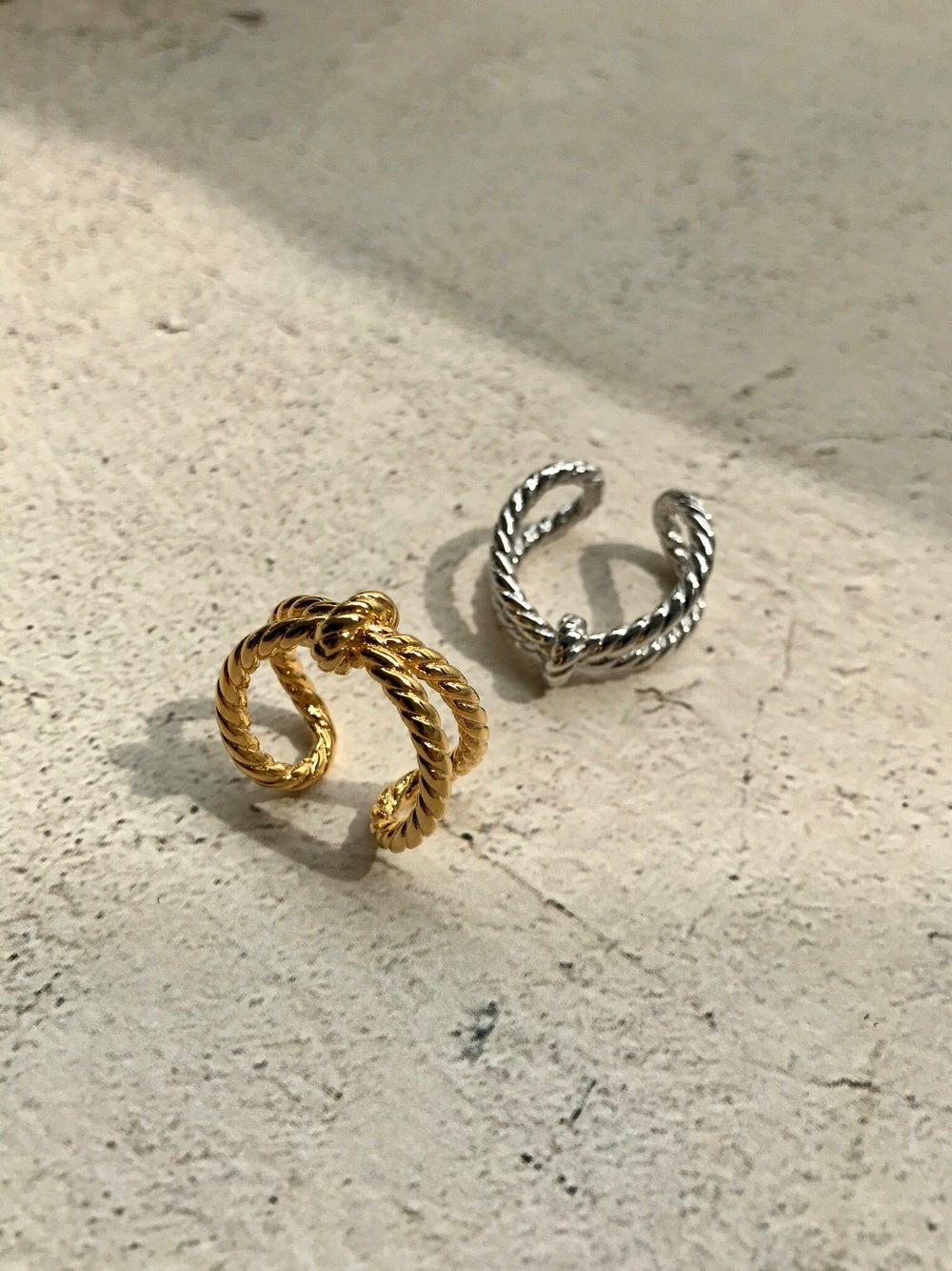 Charlotte Knot Ring in Gold