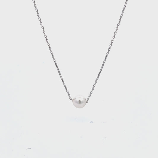 Only Pearl Necklace in Silver