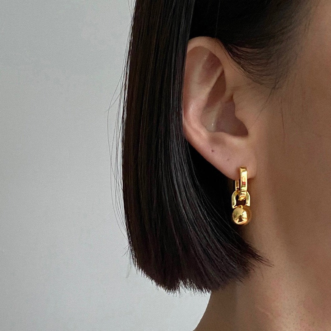 Hudson Dos Earrings in Gold
