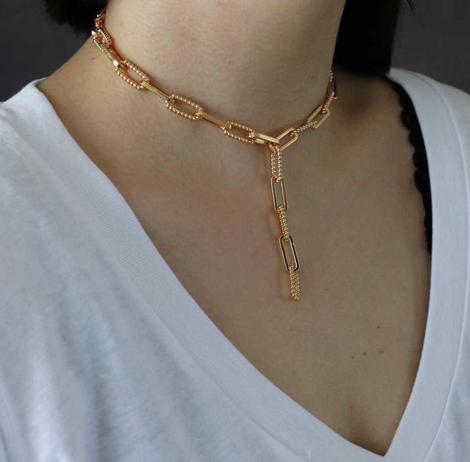 Charlotte Chaine Necklace in Gold
