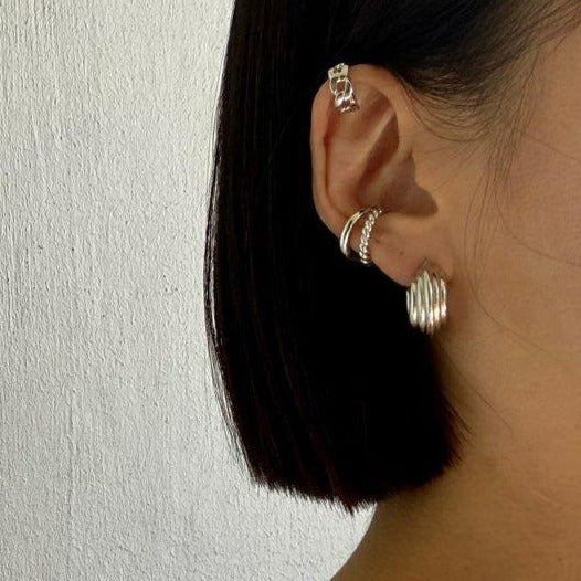 Kleo Earrings in Silver