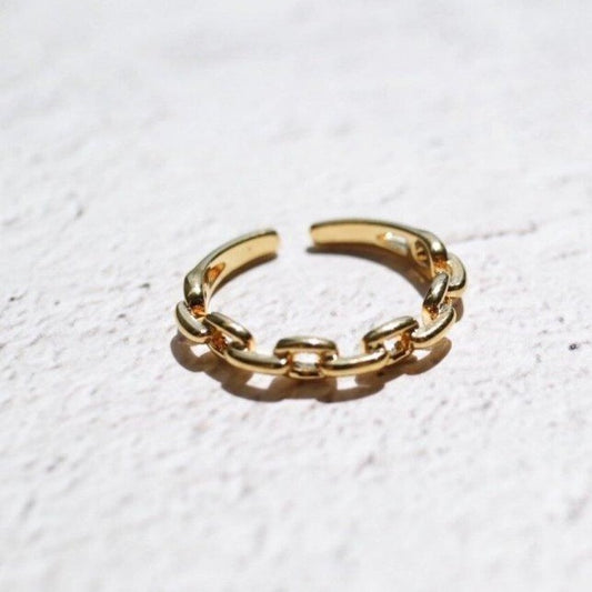 Chaine Ring in Gold