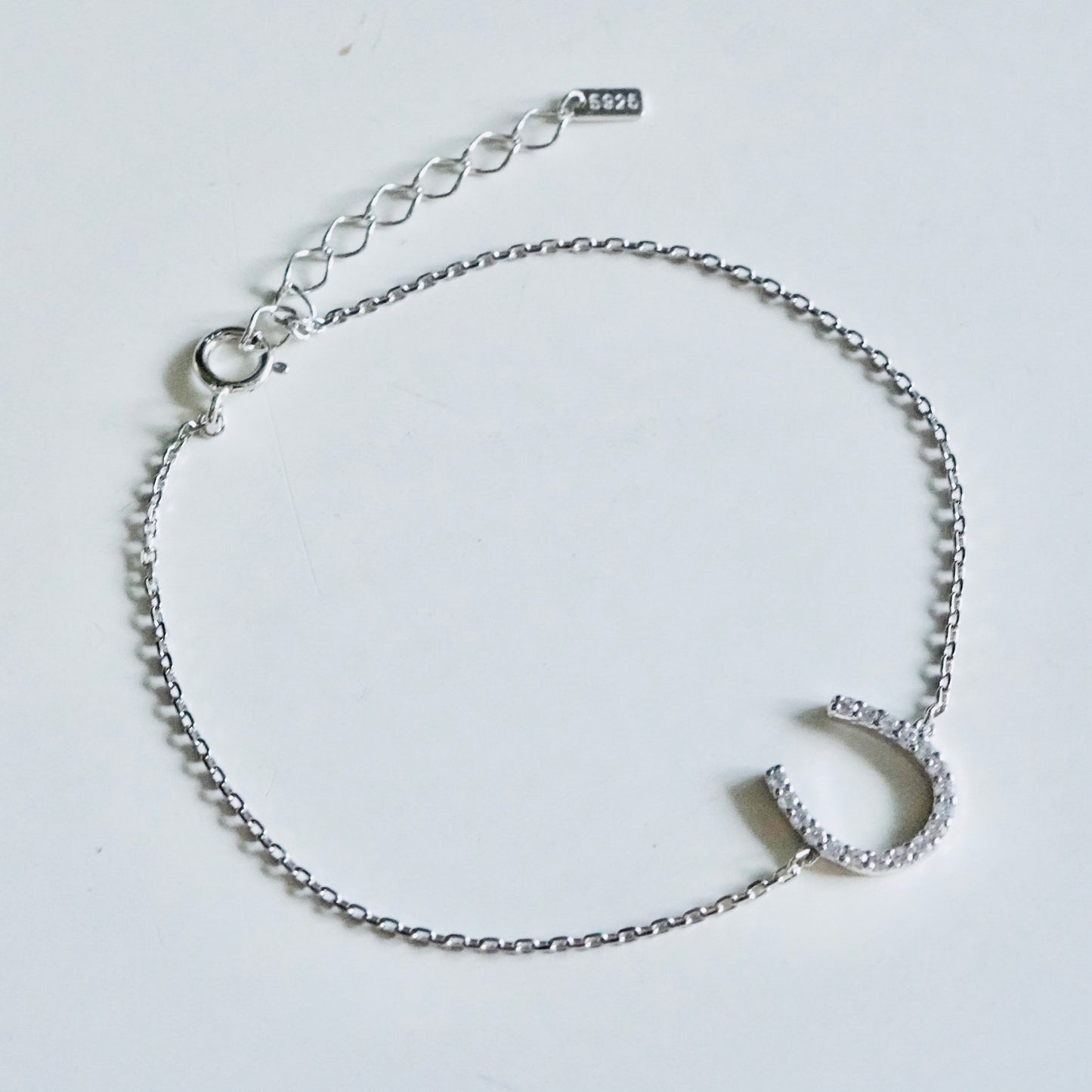 Lucky Horseshoe Bracelet in Silver