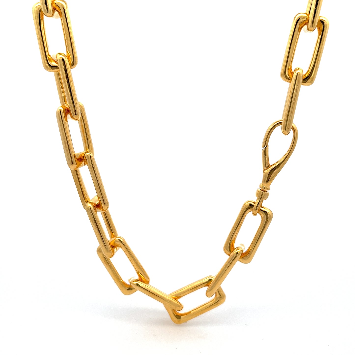 Industrial Chain Necklace in Gold