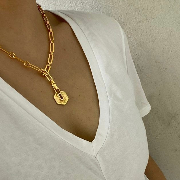 Atlas Necklace in Gold