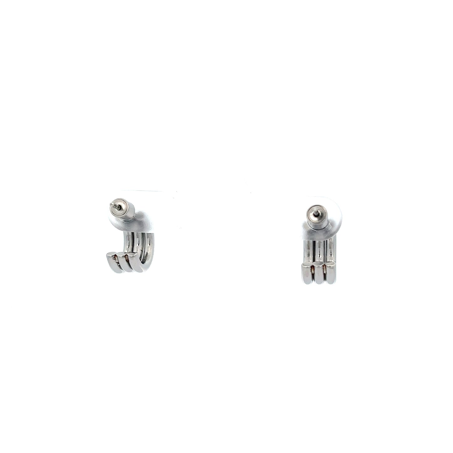 Cleo Dos Earrings Small in Silver