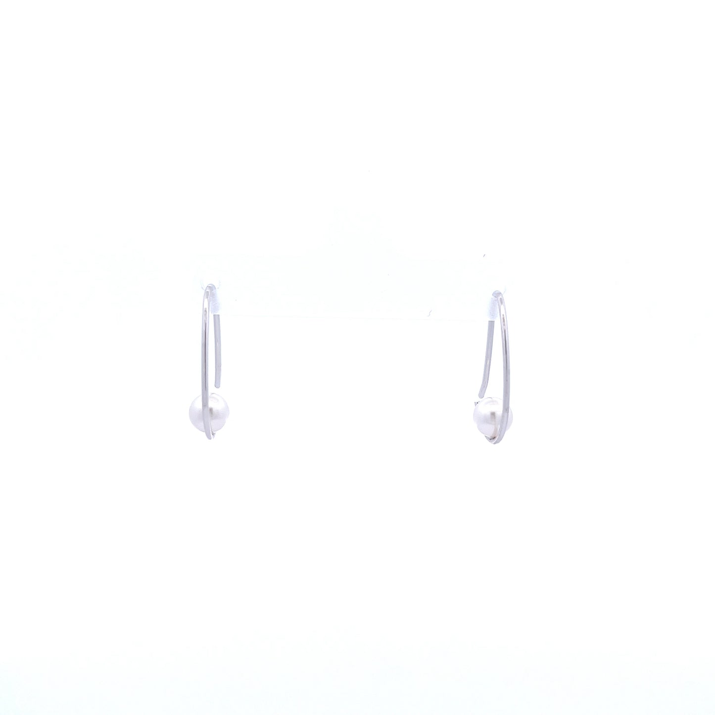 Birdie Loops Earrings in Silver