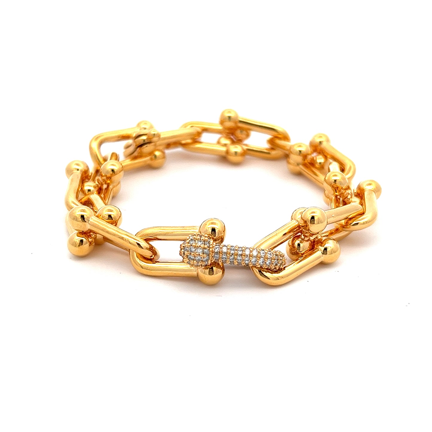 Chaine Grande Diamante Bracelet in Gold