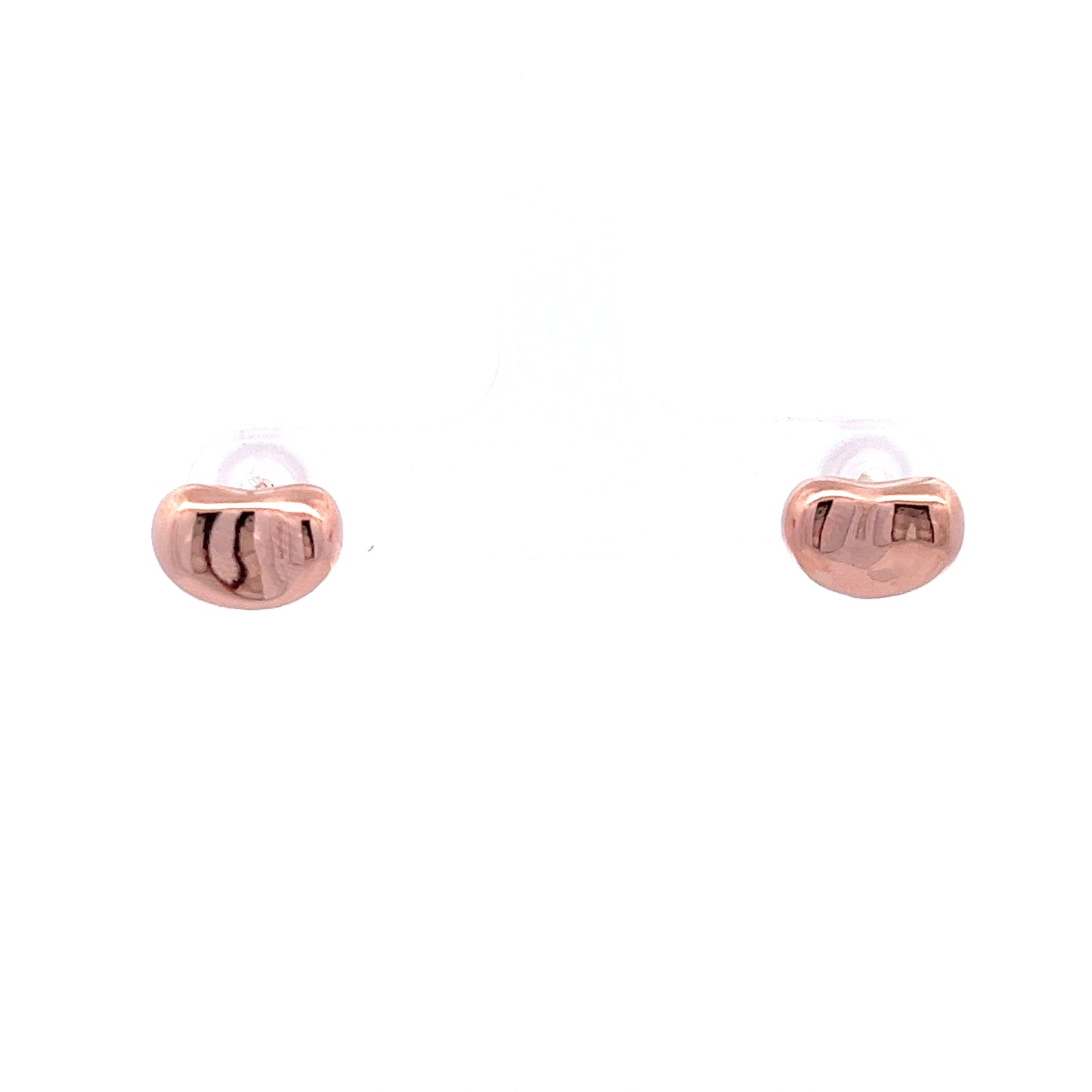 Peaberry Earrings in Rose Gold