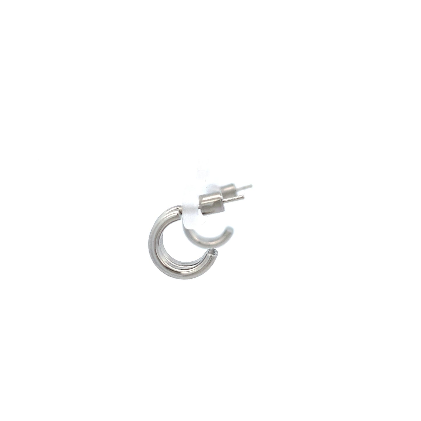 Cleo Dos Earrings Small in Silver