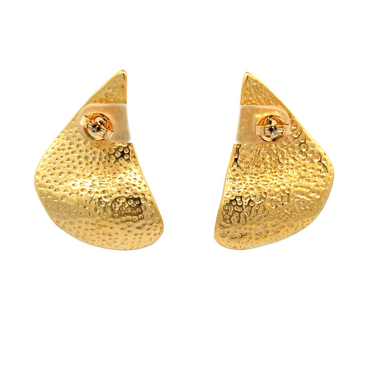 Vintage Lea Earrings in Gold